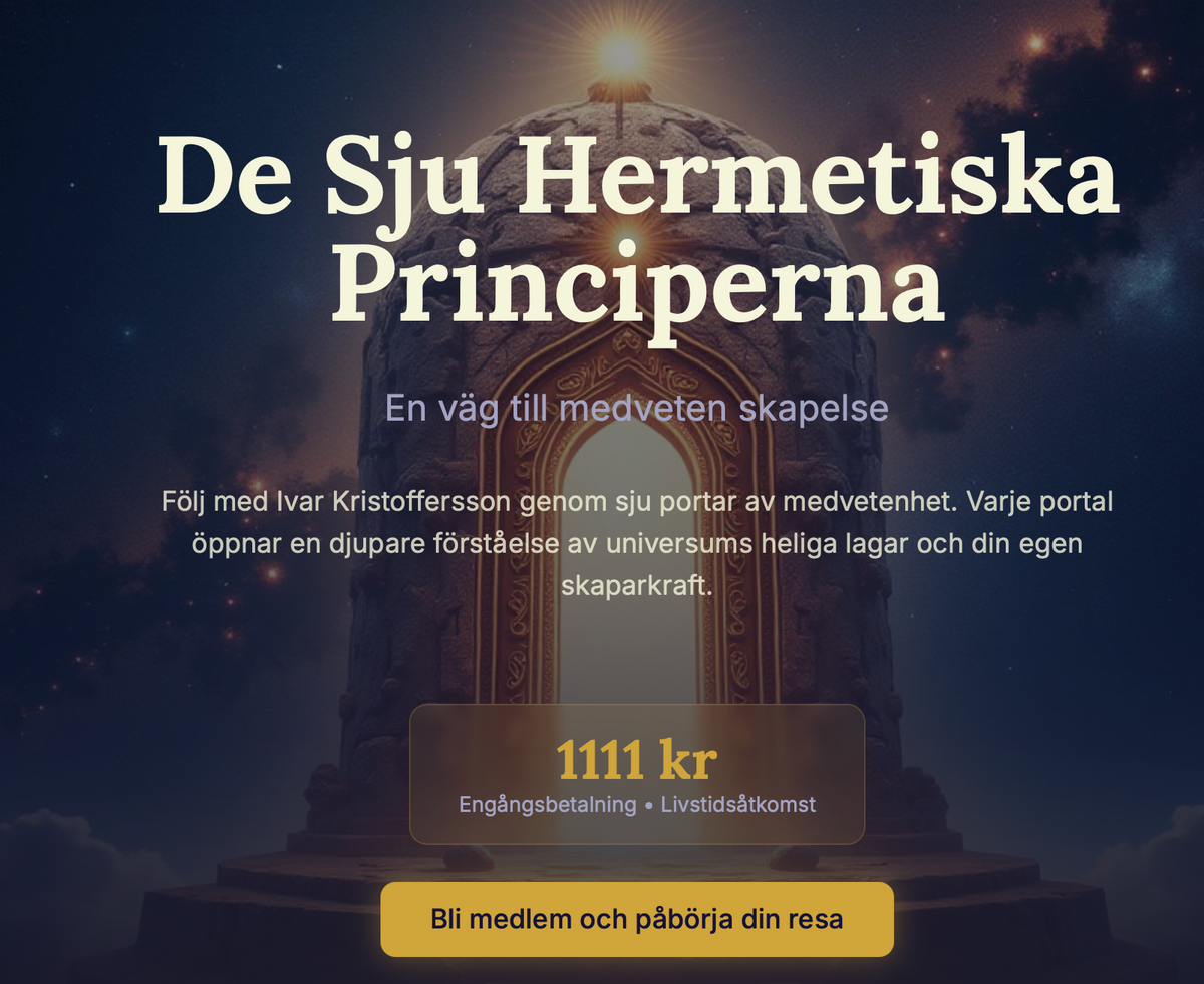 De sju Hermetiska Principerna